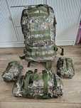 Plecak Wojskowy Taktyczny 4w1 Militarny Plecak Survivalowy Molle Torba