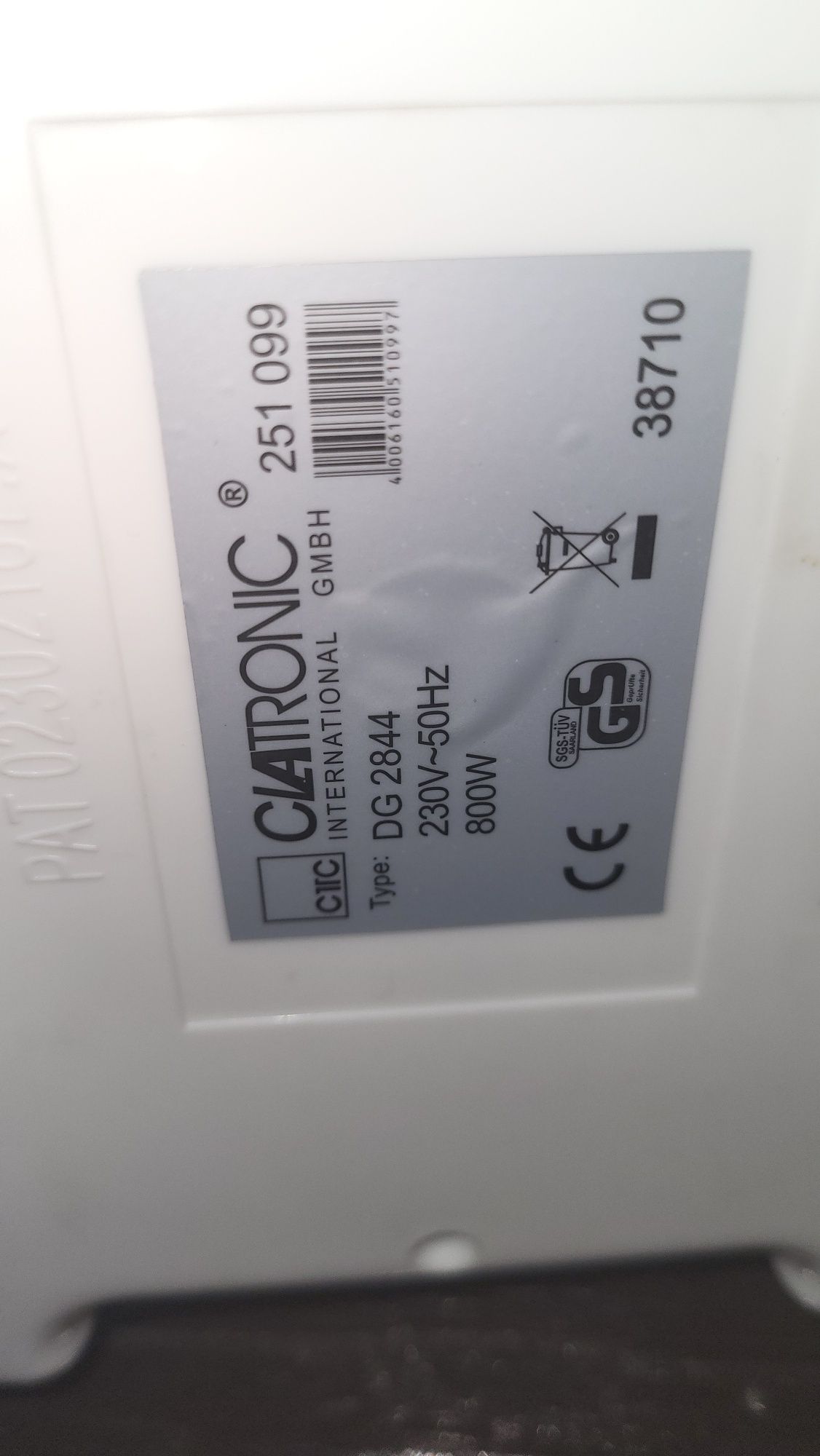 Parowar Clatronic DG 2844