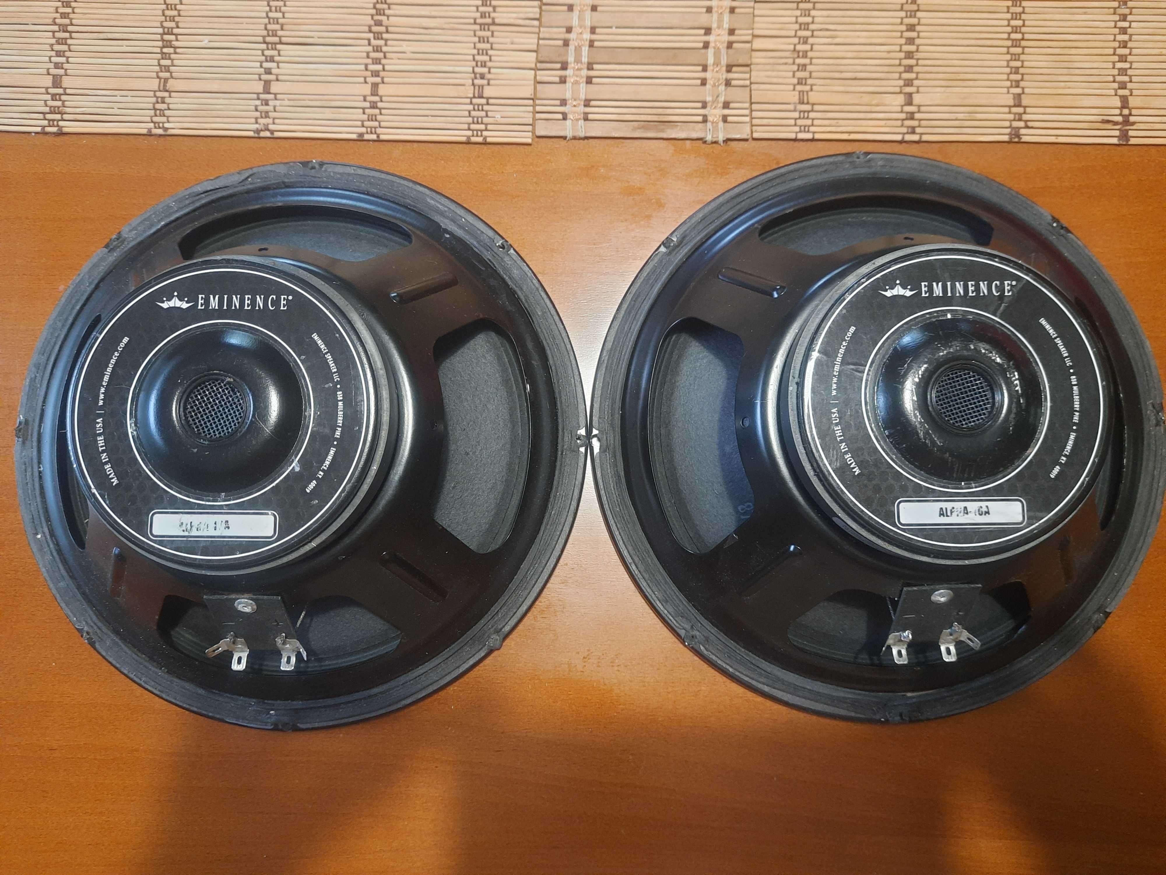 Eminence Alpha 10 пара НЧ динамики мидбас, бас, woofer