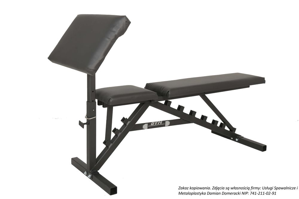 Ławeczka do ćwiczeń ławka treningowa, skos dodatni i ujemny