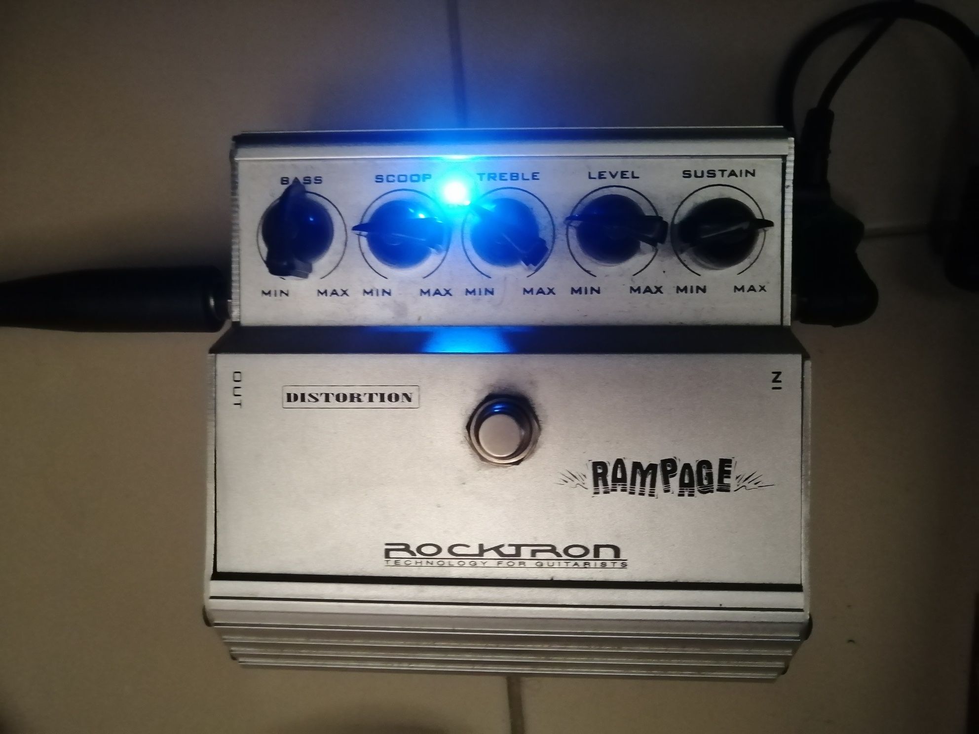 Pedal distorção Rocktron Rampage