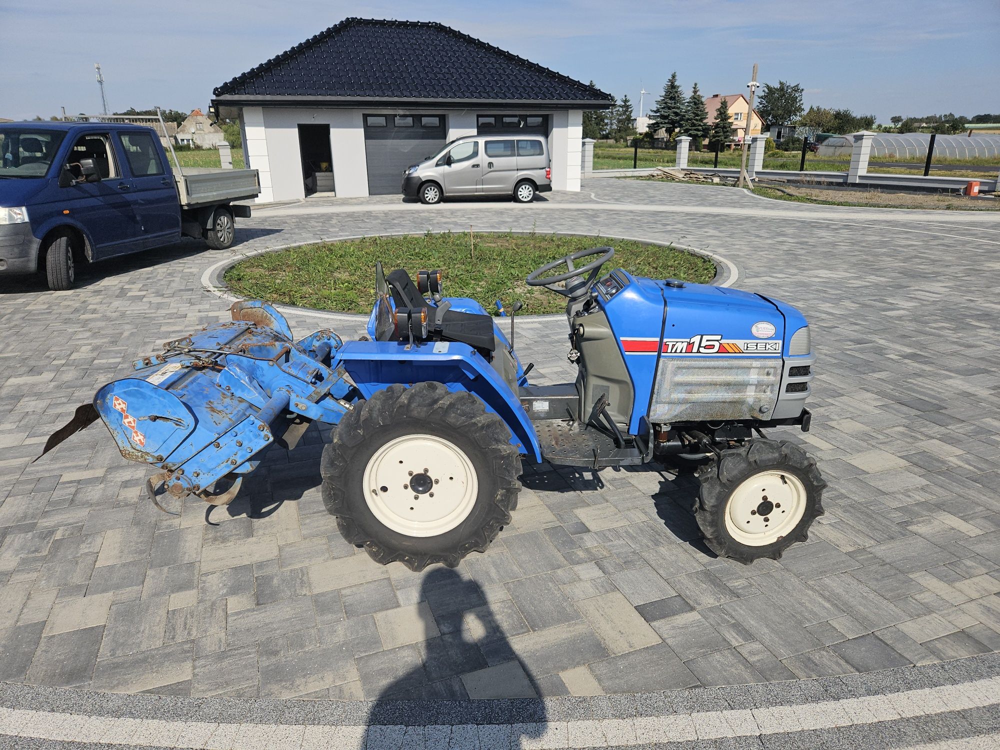 Ciągnik mini traktor traktorek iseki tm 15 ,3 cylindry glebogryzarka