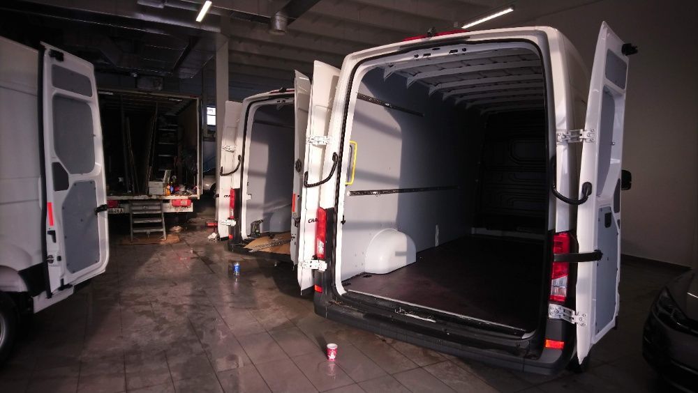 VW Crafter L5H3 Profesjonalne zabudowy PCV aut dostawczych