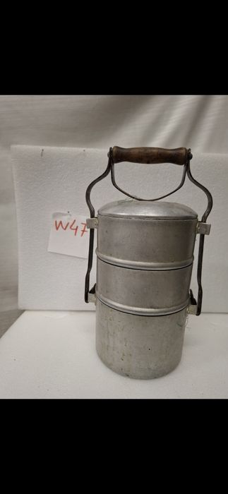 Trojaczki obiadowe alu prl