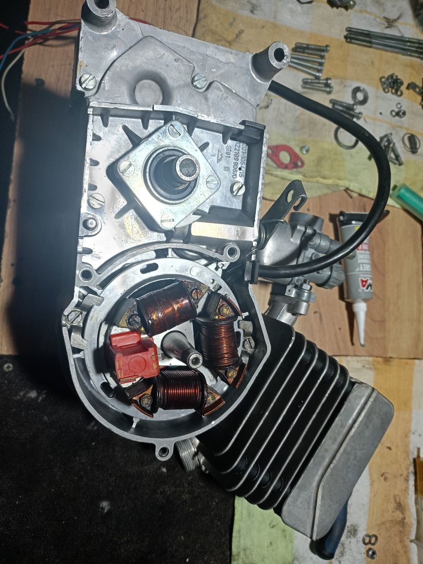 Silnik Simson S51 4 biegowy elektronik 6v