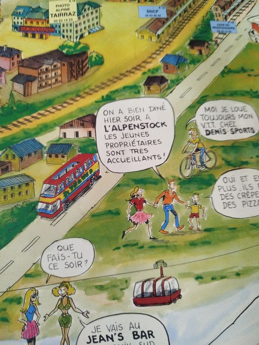 Cartaz animado da cidade Francesa Chamonix