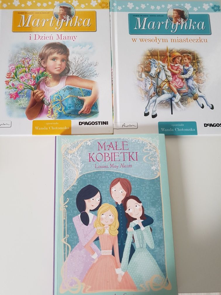 Zestaw trzech książek dla dziewczynki