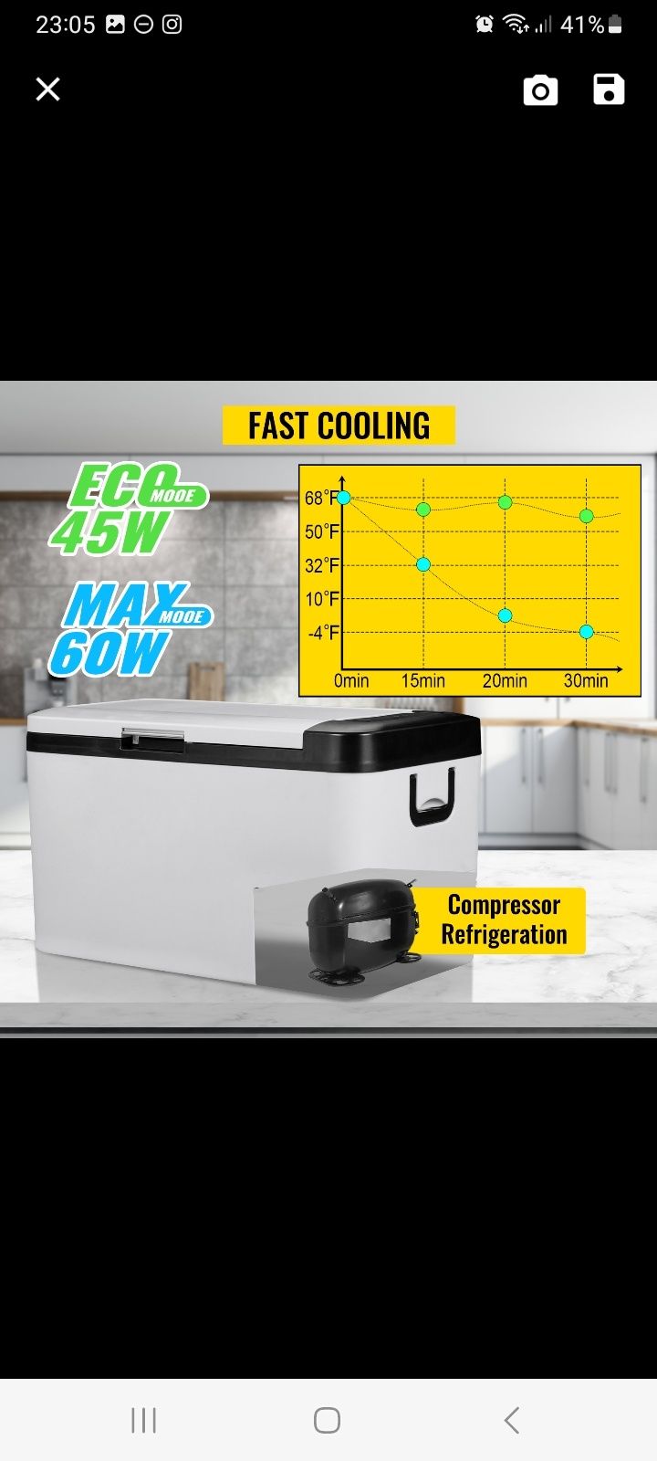 Lodowka kompresorowa nie yalco dometic 12v kamper przyczepa kempingowa