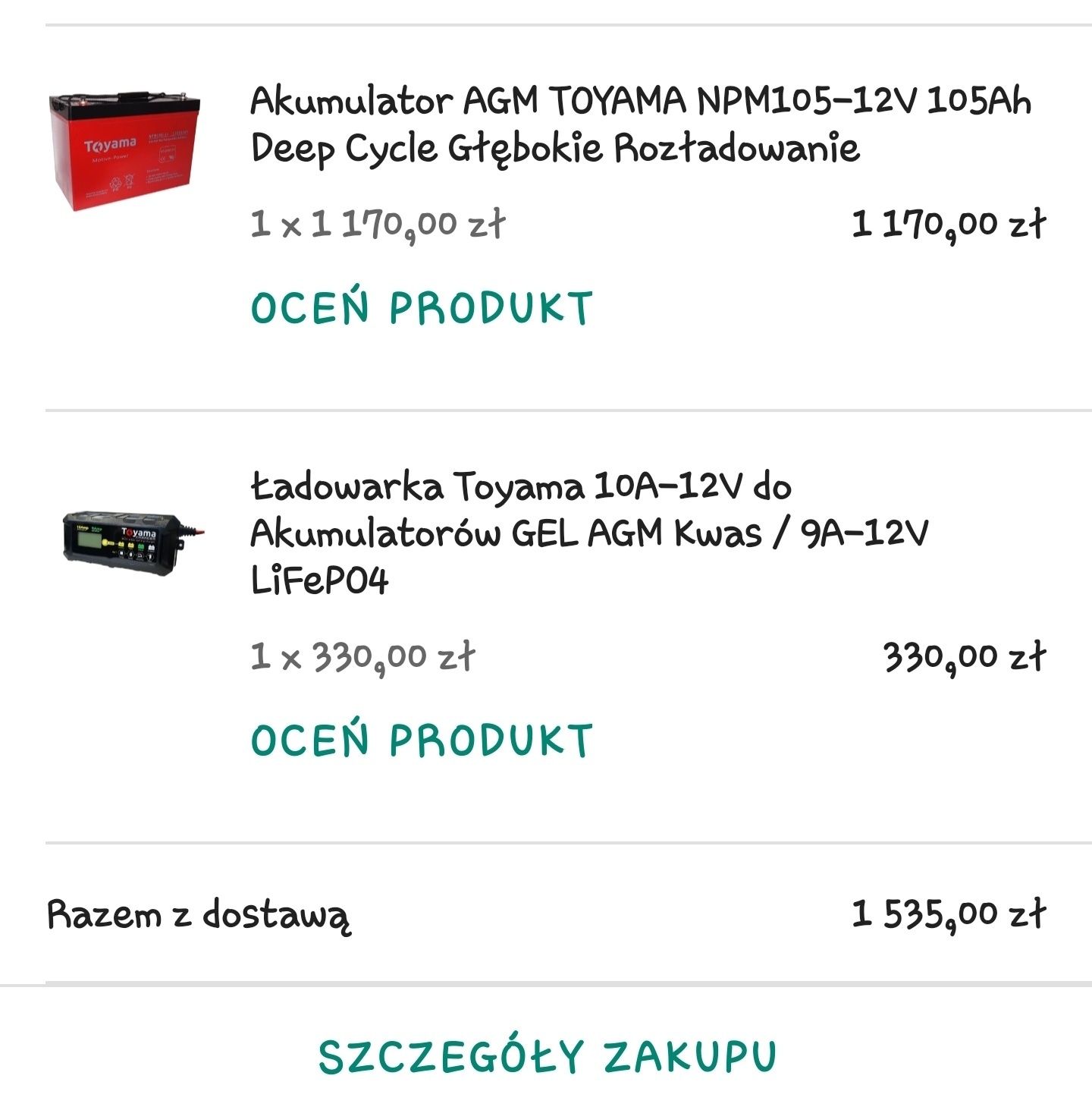 Akumulator AGM TOYAMA NPM105-12V 105Ah Deep Cycle Głebokie Rozładowani