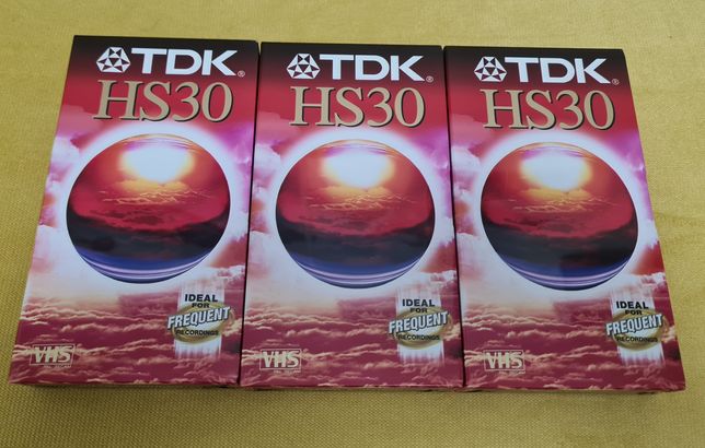Nowe kasety VHS TDK HS30