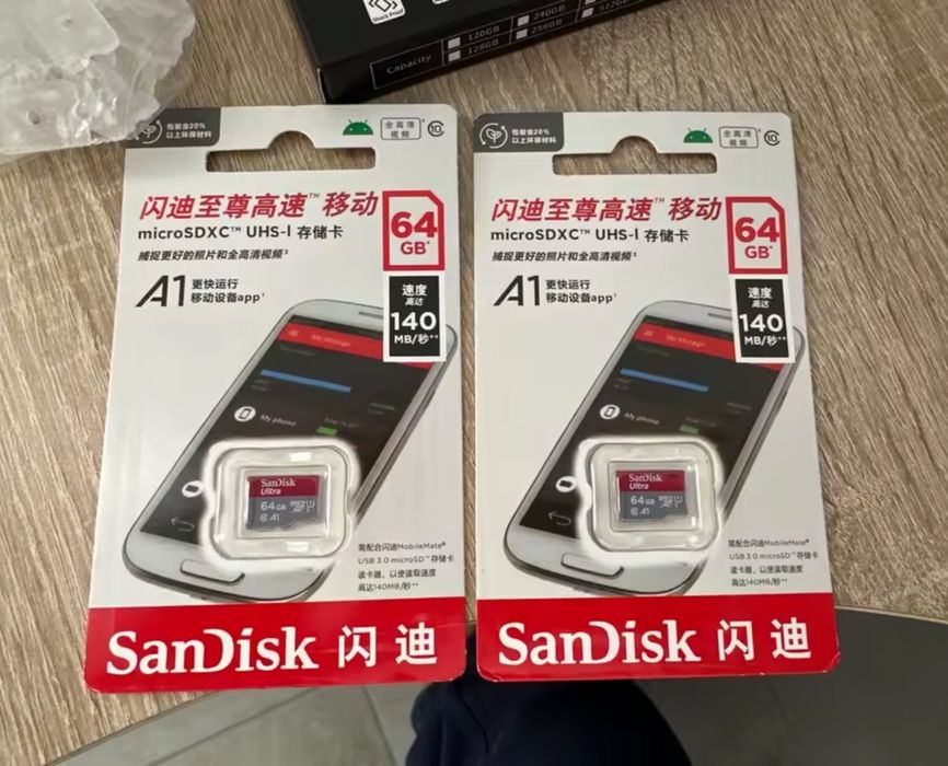 Карта пам'яті SanDisk microSDXC Ultra 128GB 256GB 512GB оригінал
