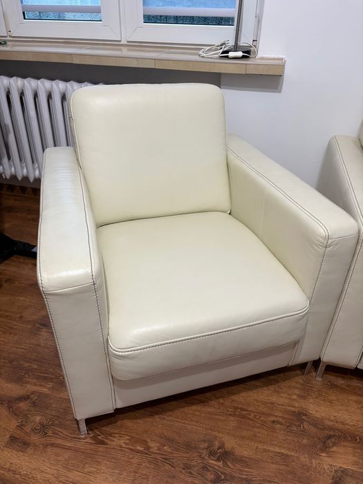 Komplet mebli skórzanych