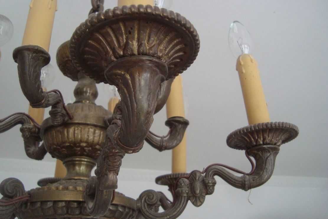 żyrandol 12 ramion lampa wisząca sufitowa