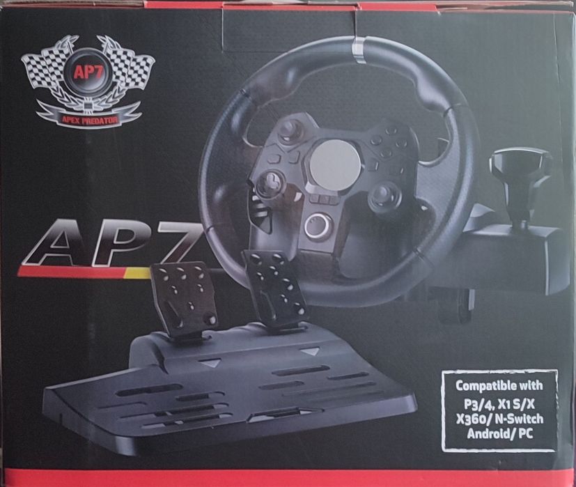 Игровой руль с педалями АР7
