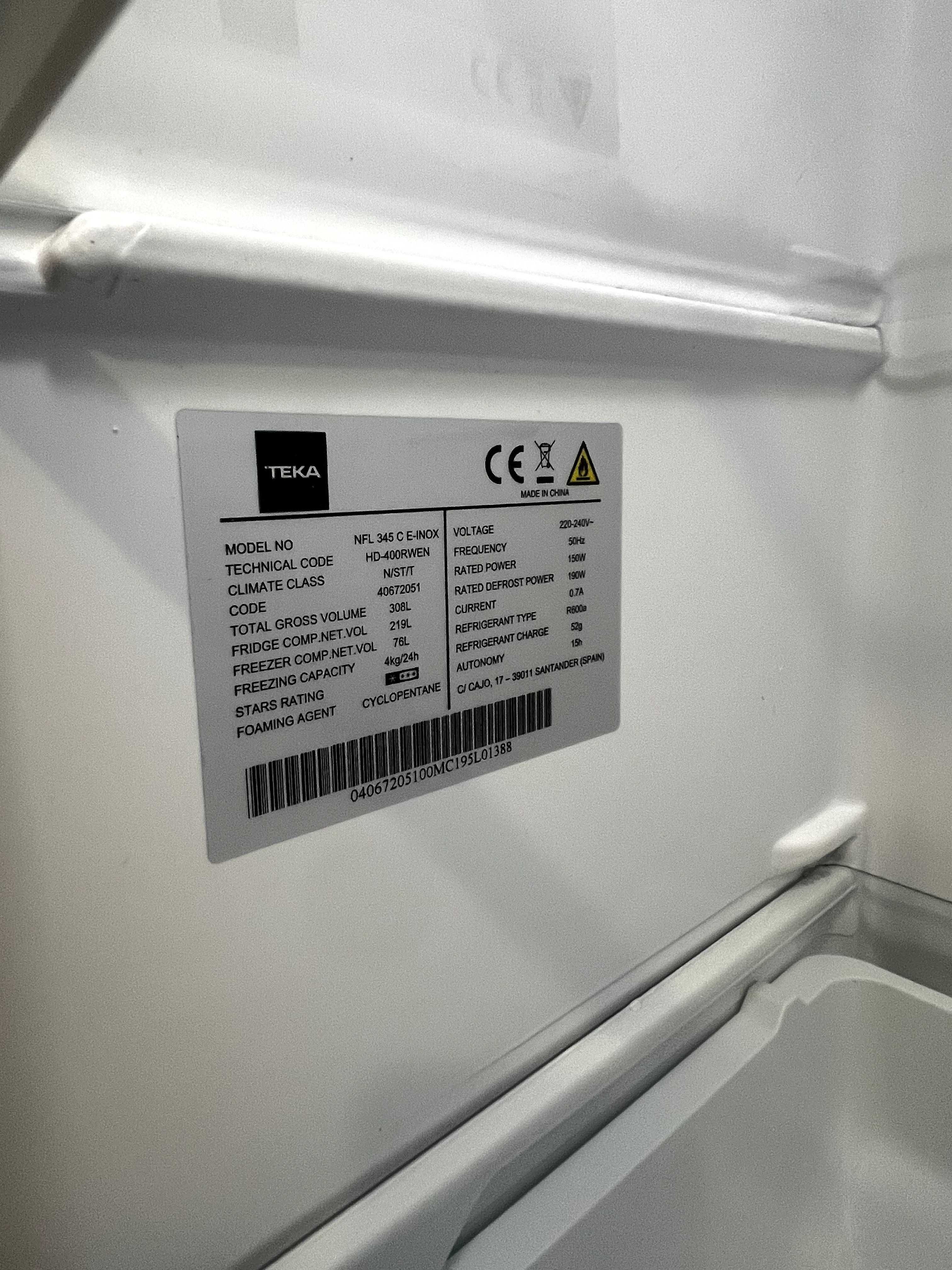 Frigoífico Combinado TEKA para despachar