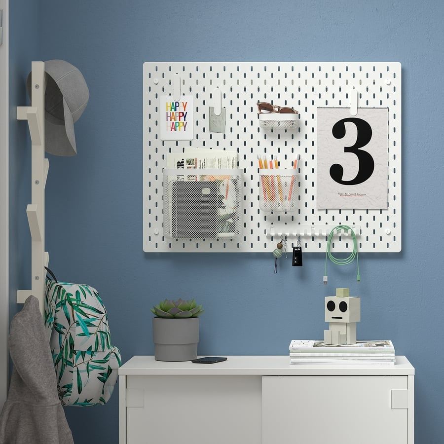 SKÅDIS
Placar, branco, 56x56 cm