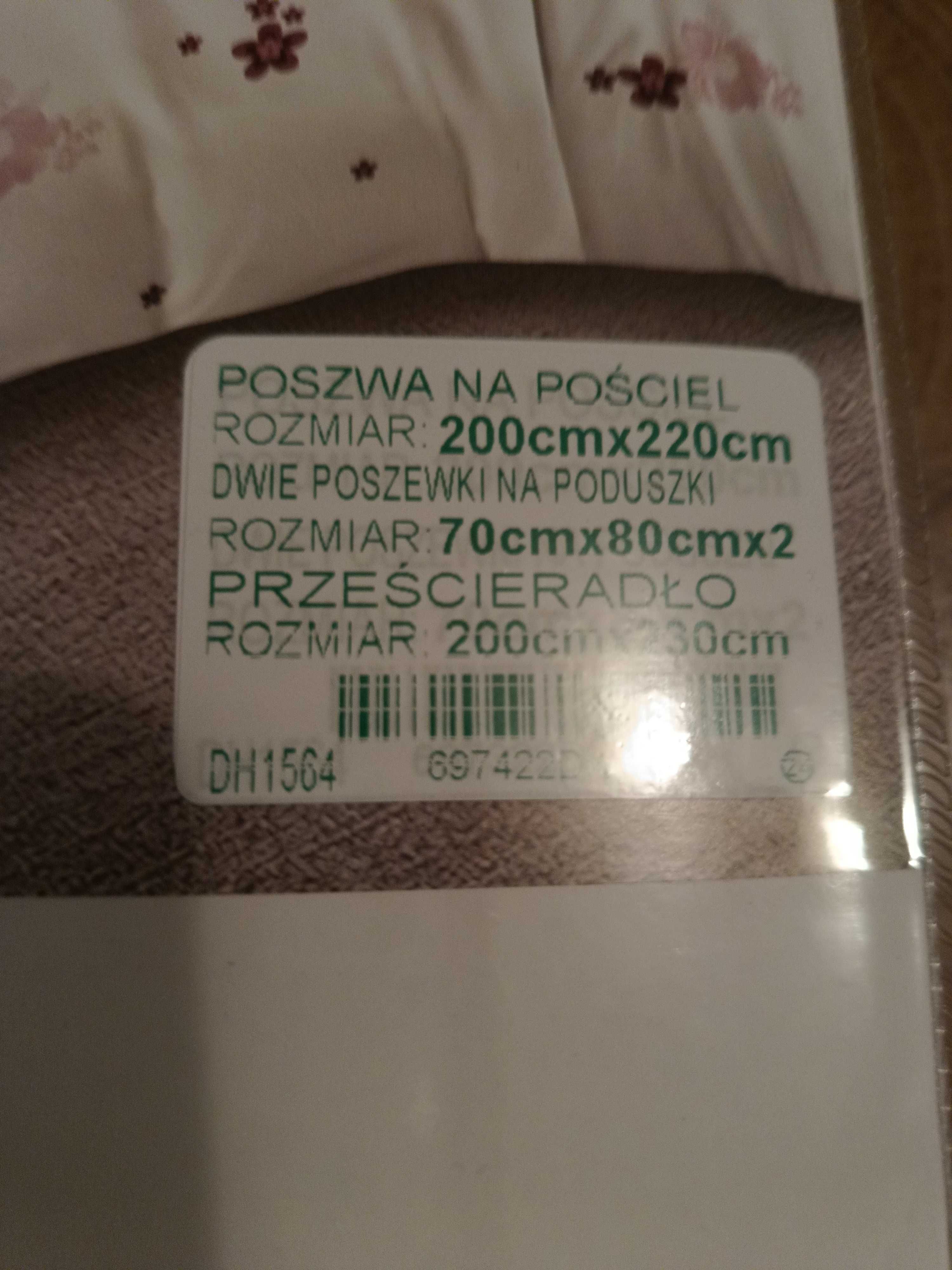 Pościel komplet pościeli 200 x 230 cm + prześcieradło