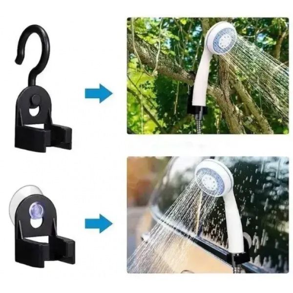 Походный переносной душ с аккумулятором и USB зарядкой
