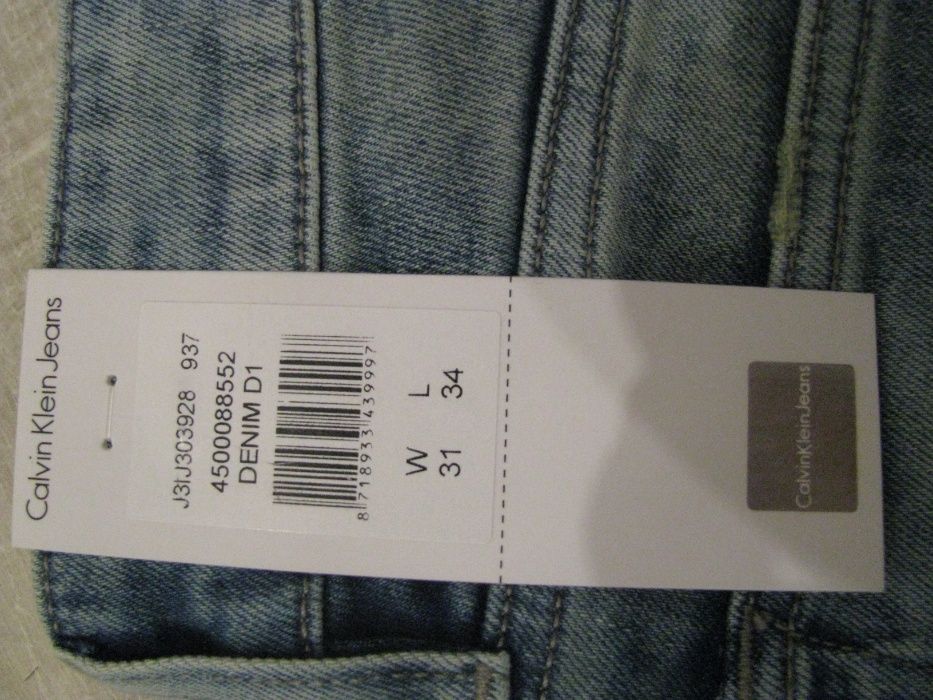 !!!Rewelacyjne jeansy spodnie Calvin Klein Jeans 31x34!!!