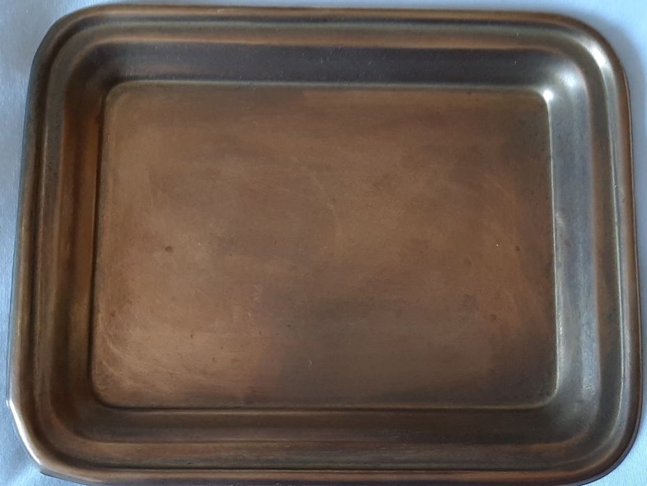 Bandeja de latão vintage