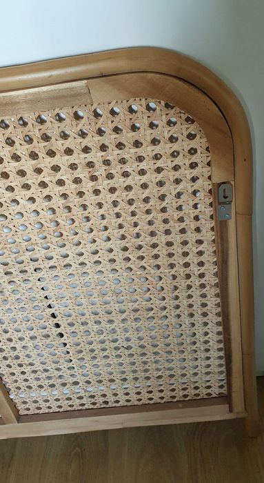 Zagłówek z plecionką rattanową Ethan Chloe