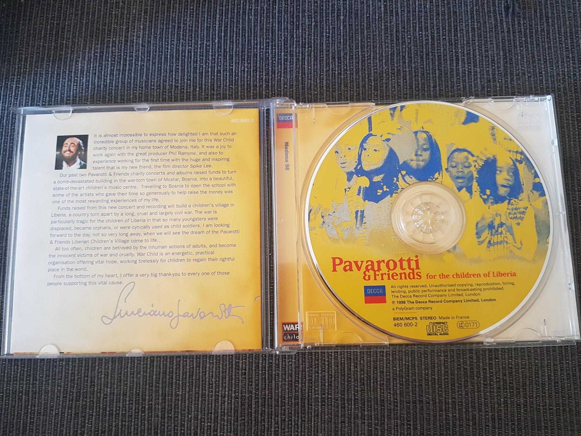 CD Música Pavarotti e Friends