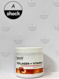 Коллаген для суставов и волос OstroVit Collagen + Vitamin C 200 грамм.