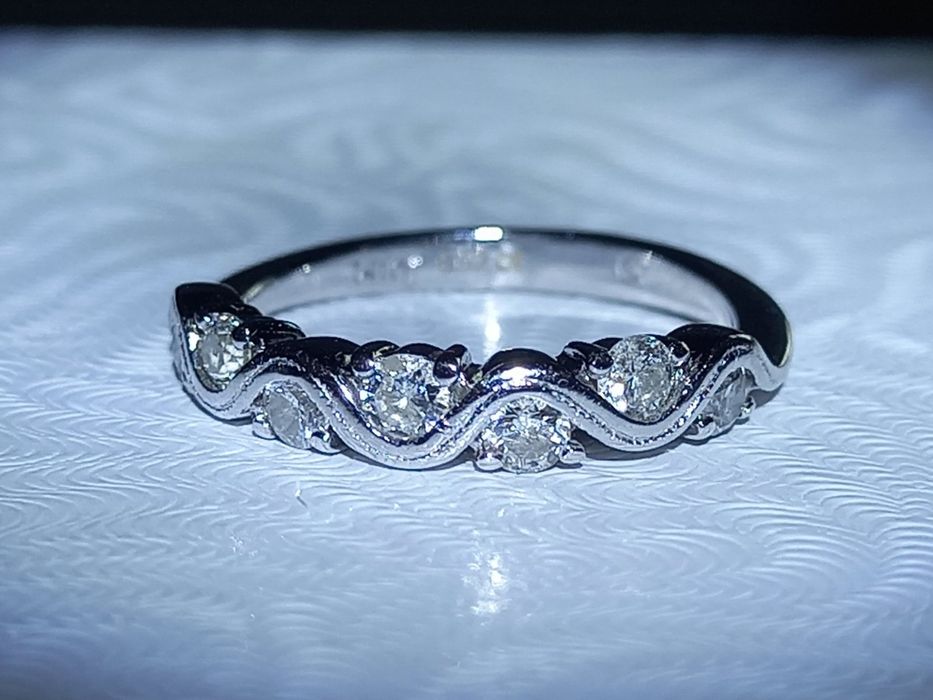 АКЦИЯ! Золотое кольцо дорожка  с бриллиантами