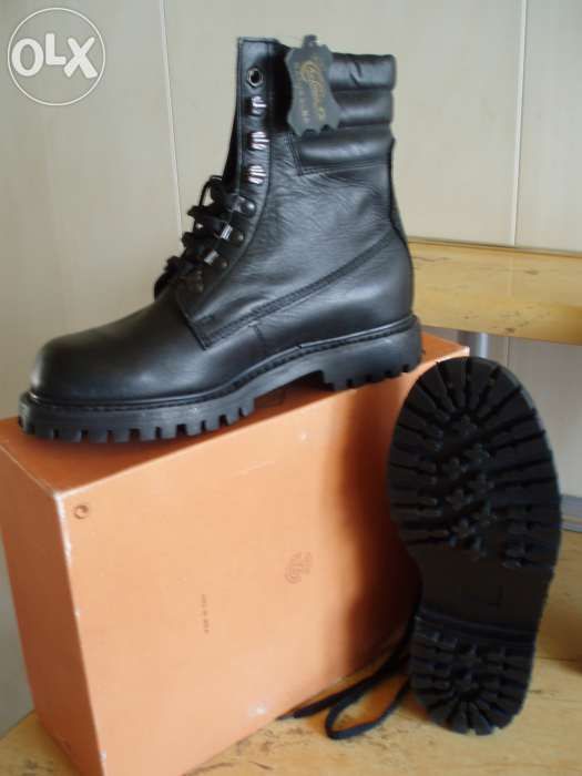 Skórzane TRAPERY GLANY buty obuwie nowe