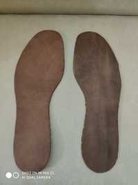 Стелька  устілки кожаная для обуви. 42.5 розміру і меньше