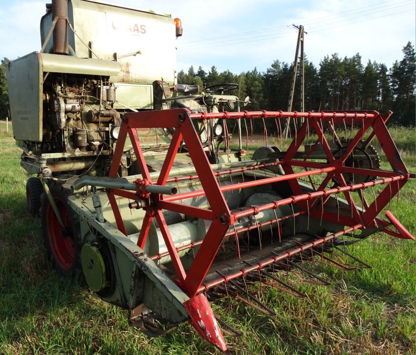 Kombajn zbożowy claas europa z sieczkarnią