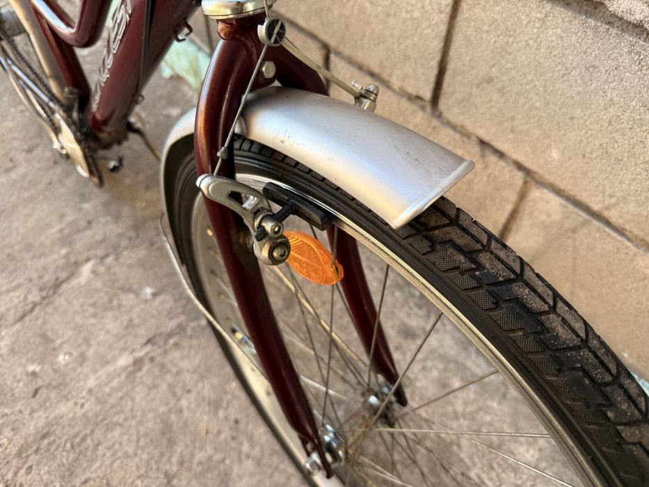 Велосипед Conquest Колёса 26 Открытая Рама из Европы Планетарка 3 скор