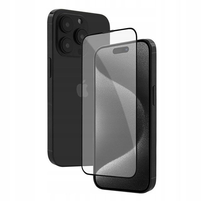 Szkło Hartowane Do Iphone 15 Pro Max Na Cały Ekran Pełne Premium Og