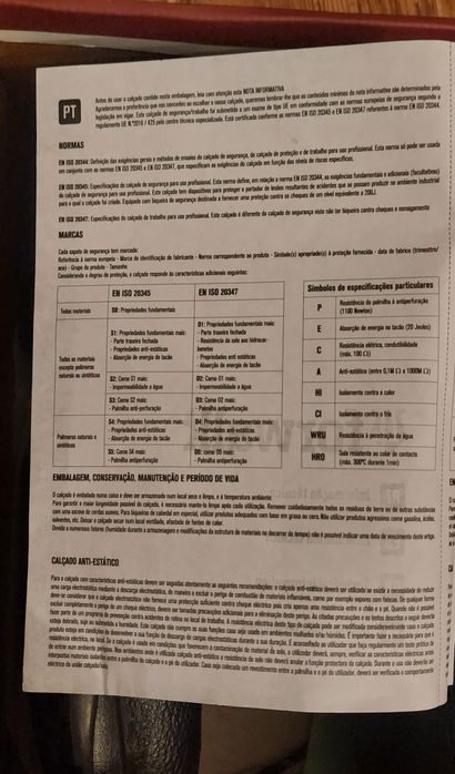 Botas de trabalho 44 NOVAS