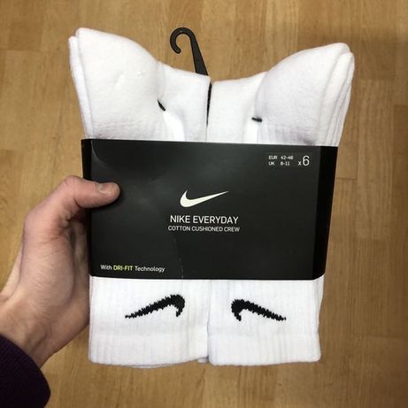Комплект 6 пар Носки Шкарпетки Nike Everyday Jordan (S по XL) Оригинал