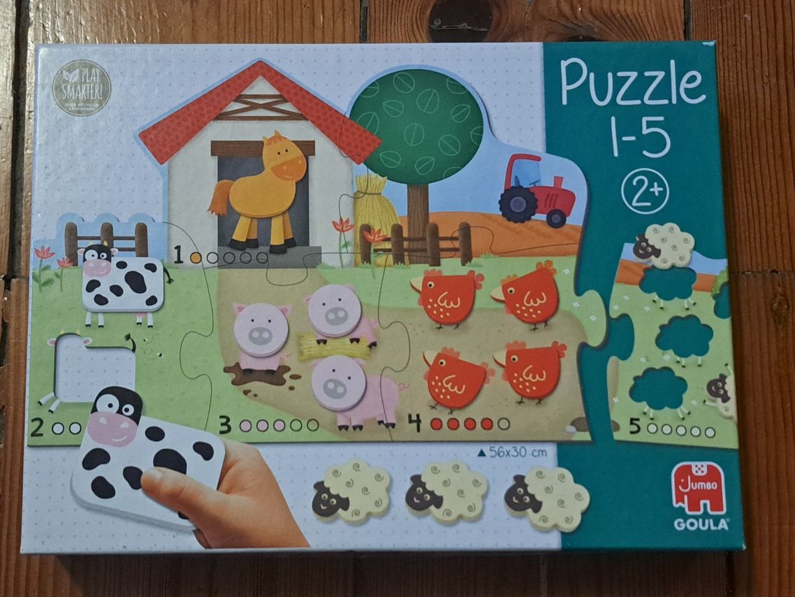 Puzzle animais da quinta 1-5 (como novo)