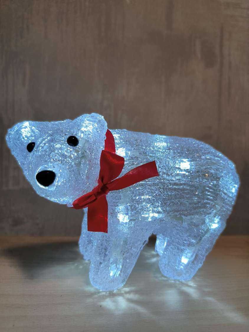 Декоративный новогодний Медвежонок со светодиодами (LED) 20