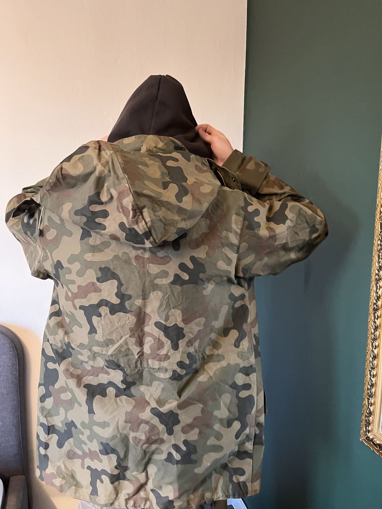 Kurtka wojskowa militarna rozm M Green Word wodoodporna z membrana