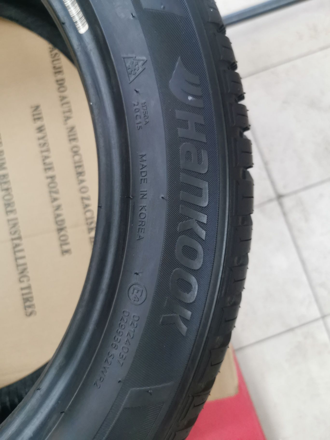 225/50r18 95v Hankook Kinergy 4s2 x