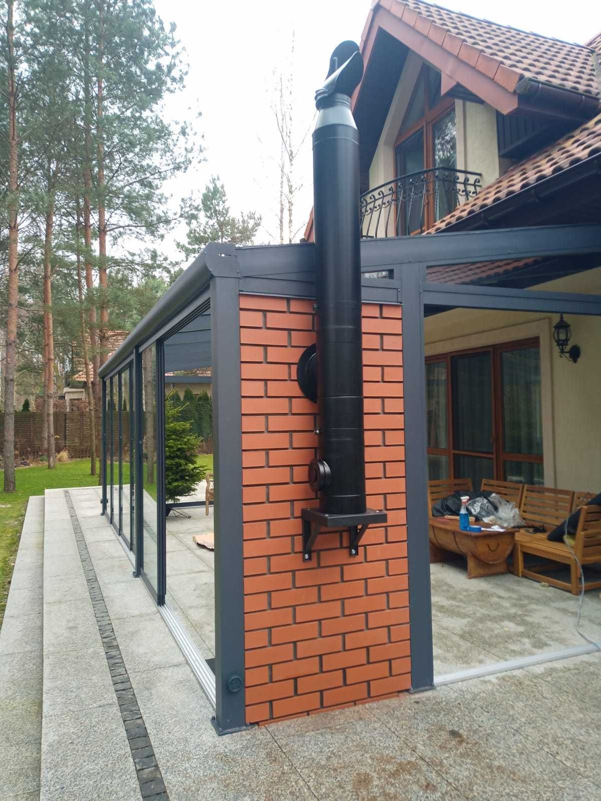 Koza ROLLO kratki kominek piec wolnostojący SUPER CENA wysyłka24h
