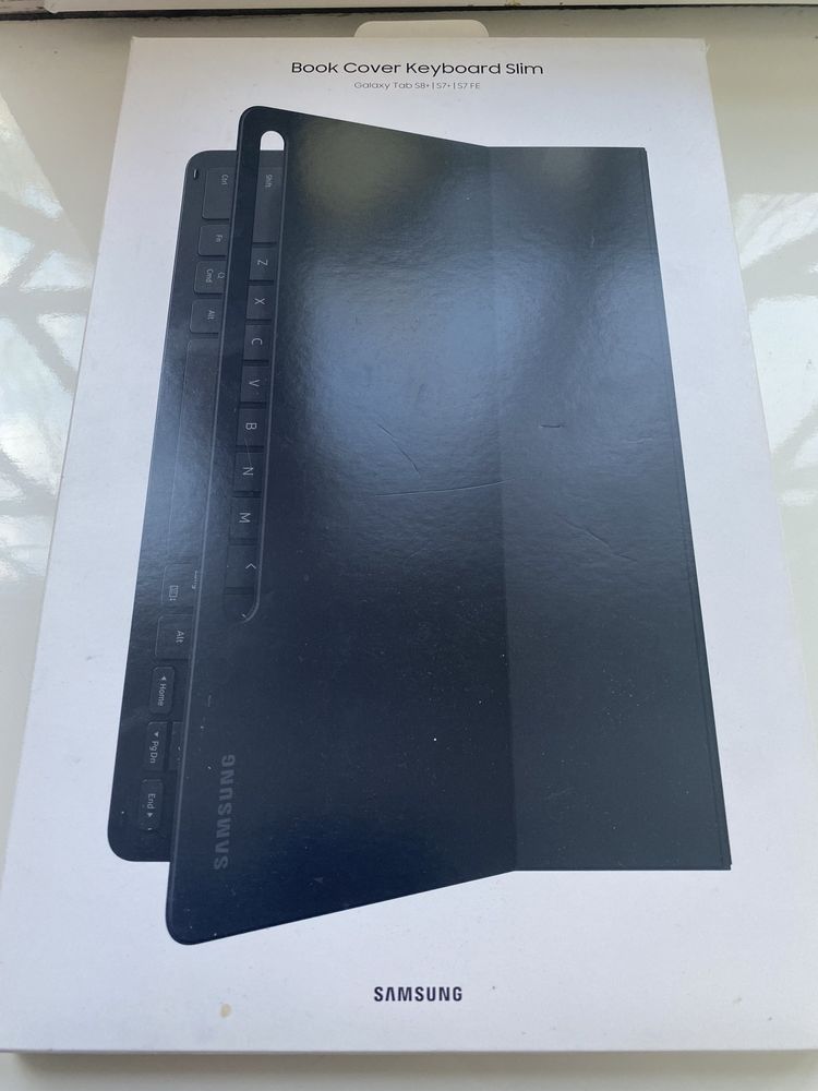 Чехол-клавиатура Samsung Tab S7FE,S7+,S8+ Book Cover Keyboard Slim