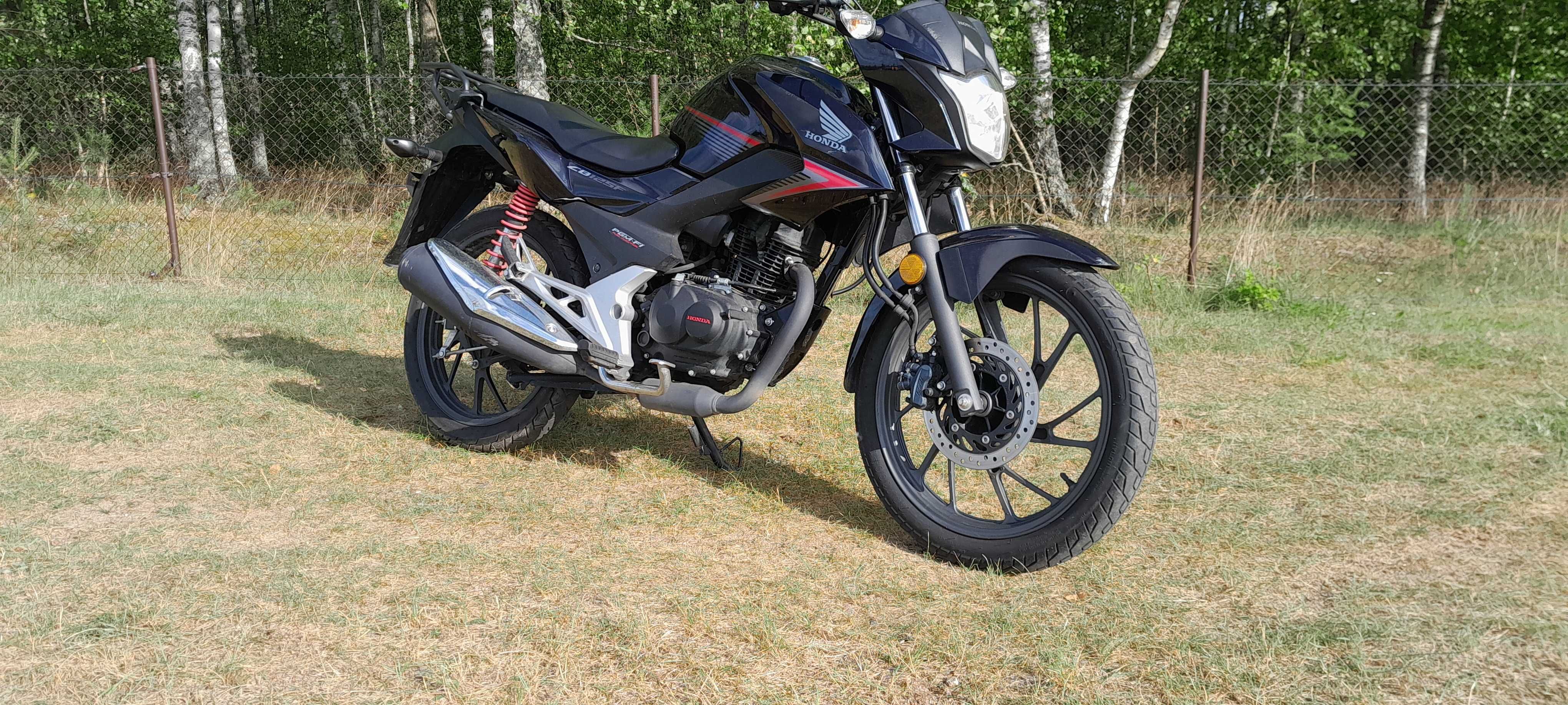 Honda cb125f  2019 pierwsza  rejestracja na kat. B, A1