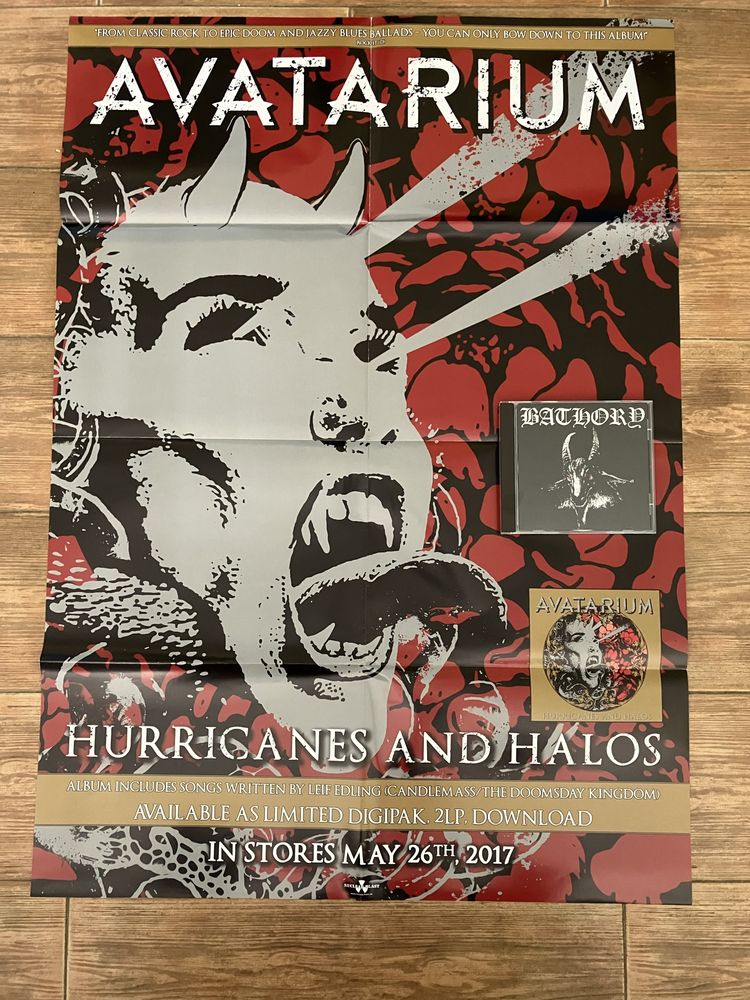 Poster Avatarium - Hurricanes and Halos - Original Nuclear Blast