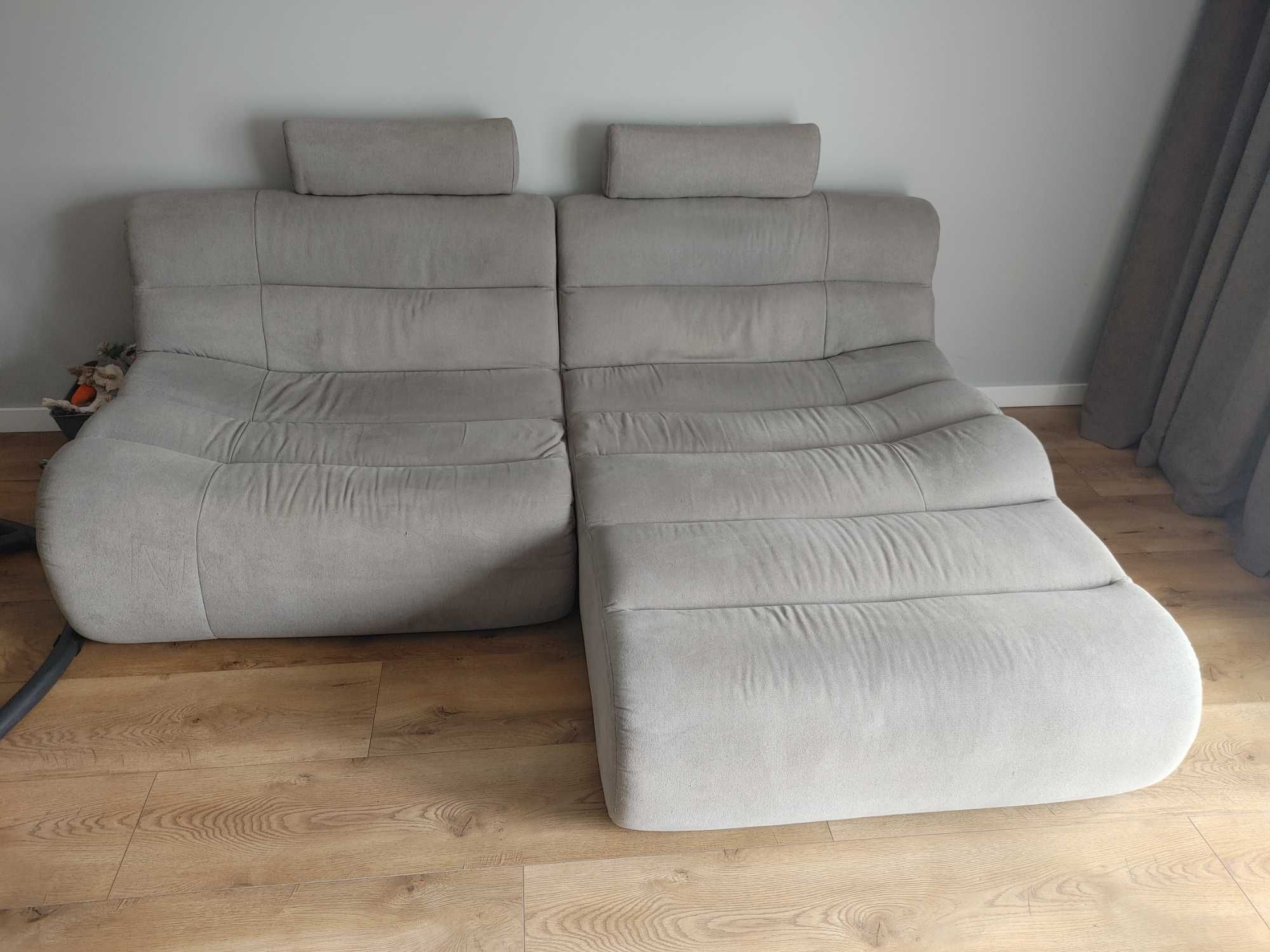 Szara sofa, w dobrym stanie TANIO