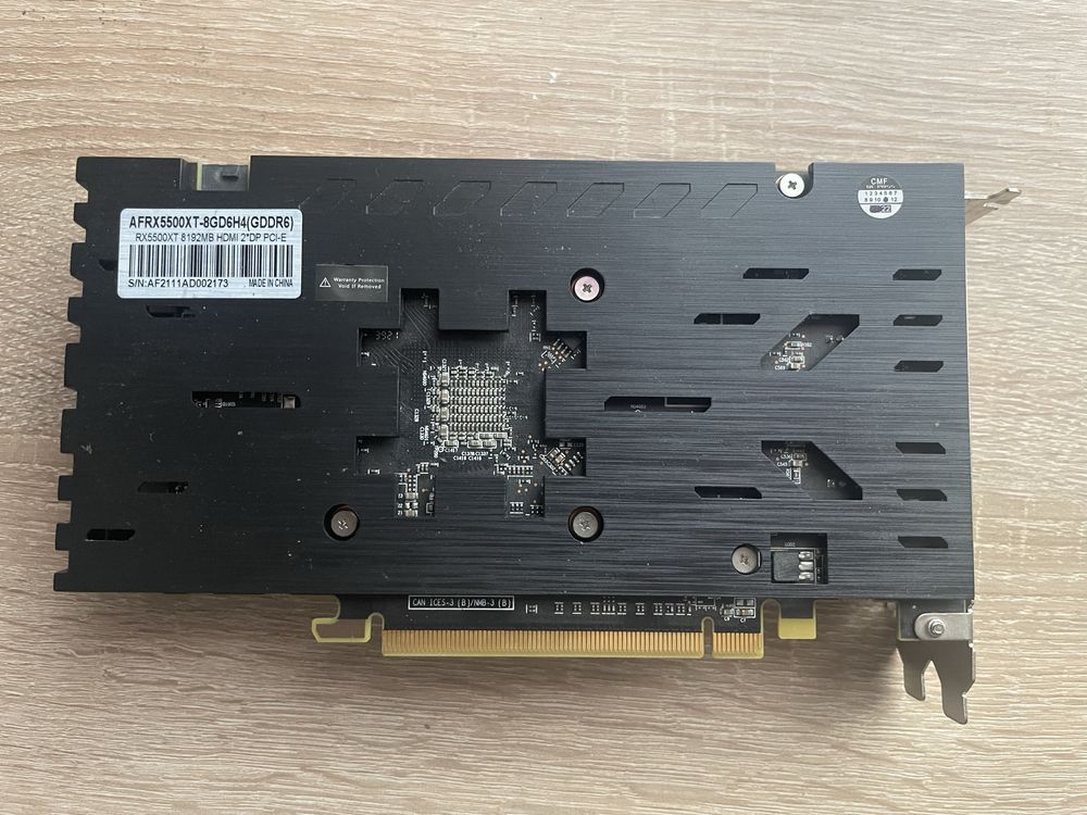 Видеокарта AFOX PCI-Ex Radeon RX 5500 XT 8GB GDDR6 8GB GDDR6 128bit