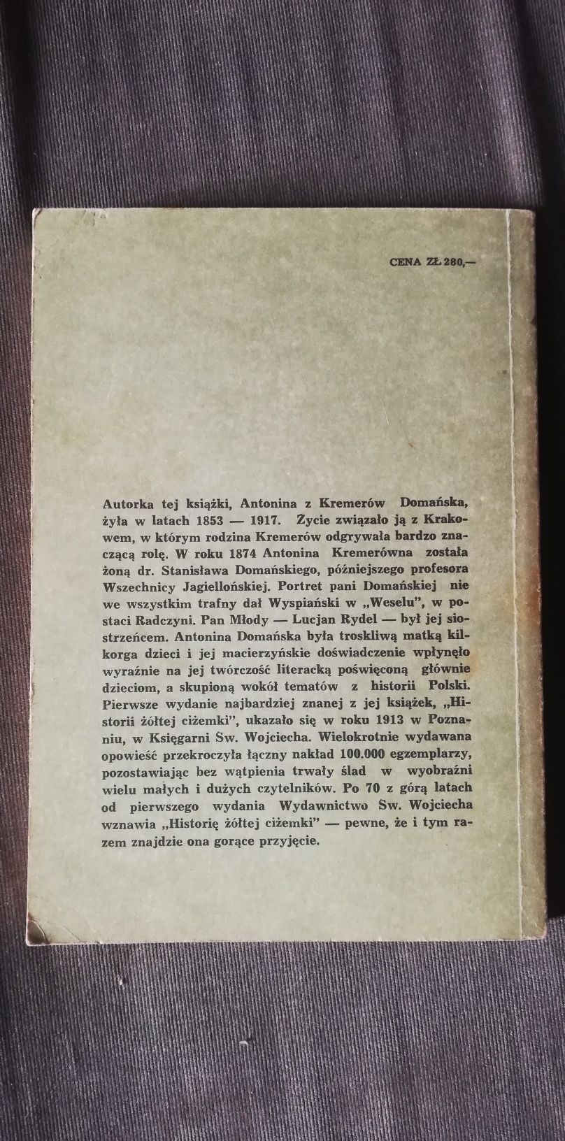 Historia żółtej ciżemki-Antonina Domańska