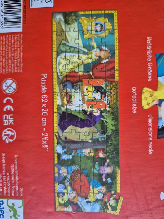 Puzzle branca de neve + 5 Anos (50 peças)