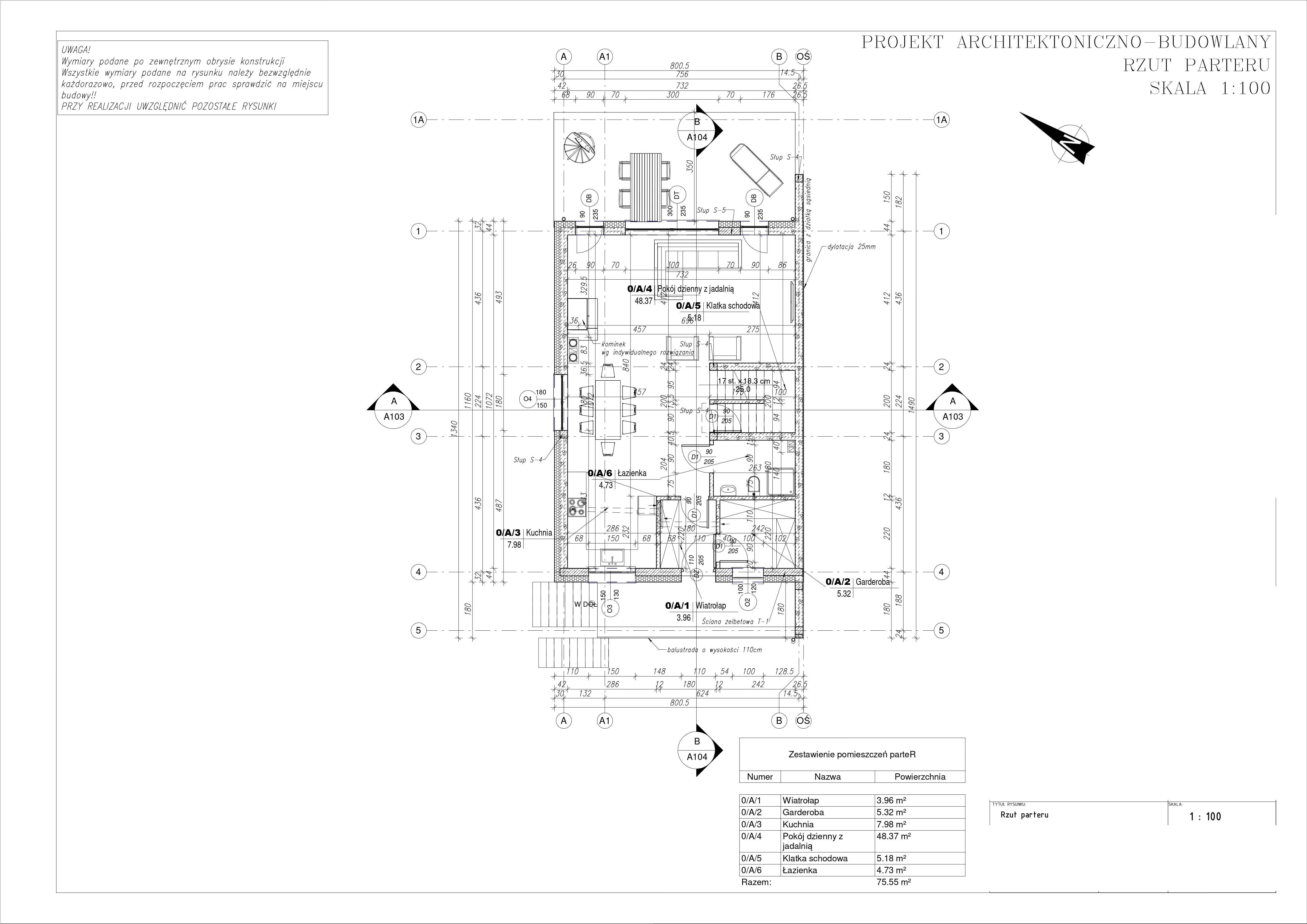 Dom w zabudowie bliźniaczej. Stan surowy otwarty. 257m2. Kościerzyna