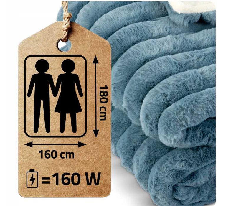 Koc elektryczny 180 x 160 cm Berdsen BD-963