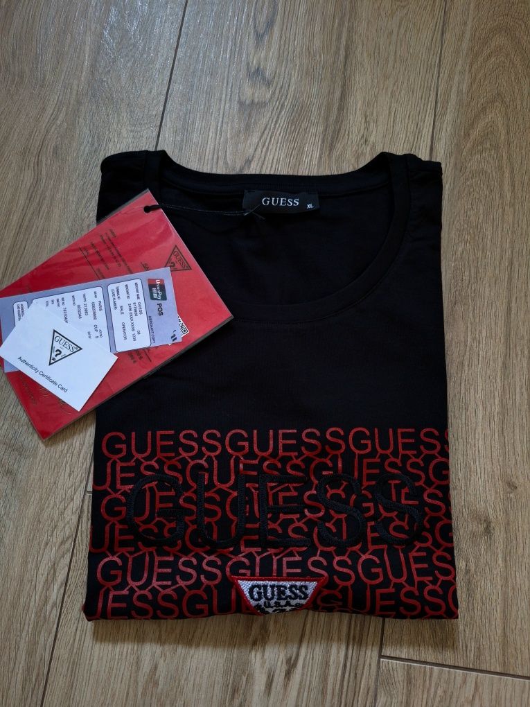 Super T-shirt damski Guess rozmiar L/ XL